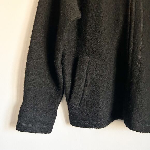 Patagonia Wool Zip Up Jacket Black Size L - Picture 4 of 8